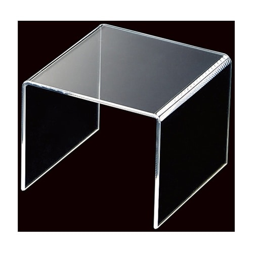 【2個】透明アクリルコの字ラック奥行10