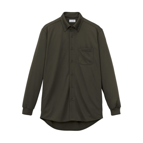 ユニセックスボタンダウン長袖シャツ カー