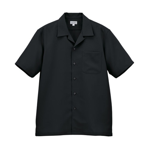 ユニセックスシャツジャケット ブラック