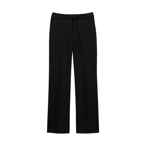 レディスストレートパンツ ブラック 17