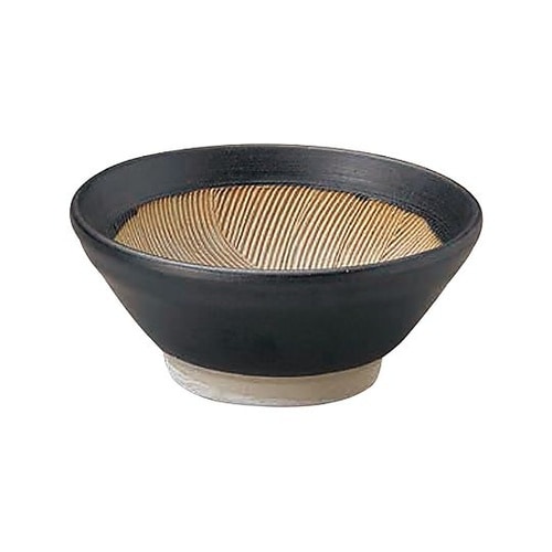 ヤマ只 スリ小鉢 黒マット Y1688