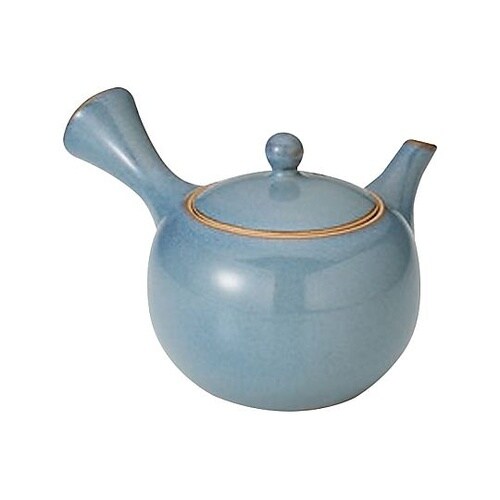 カラー丸型急須 ブルー Y904 EKY