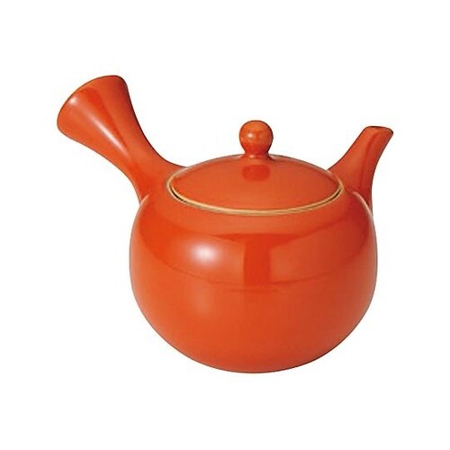 カラー丸型急須 オレンジ Y905 EK