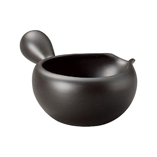 玉光 小花手付湯さまし 黒泥内 Y100