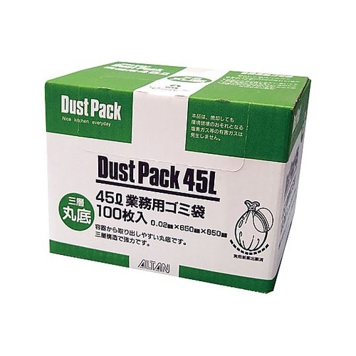 三層丸底半透明 ダストパック 45L 1