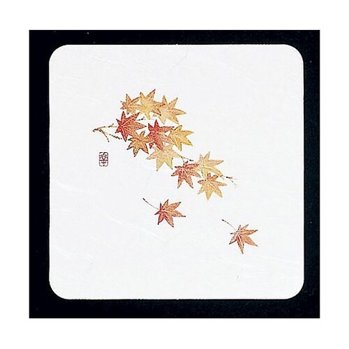 和風コースター 角WCO−K7N もみじ