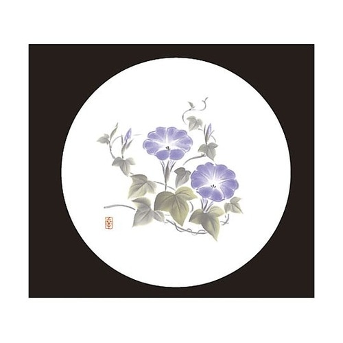 和風コースター 丸WCO−M6N 朝顔