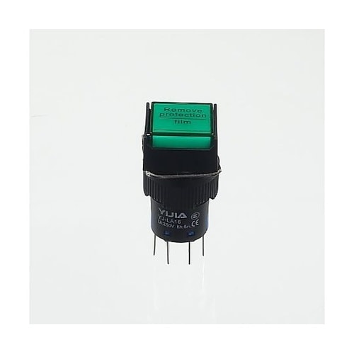 φ16LED照光式押しボタンスイッチ(緑