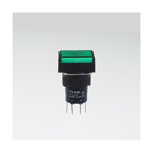 φ16LED照光式押しボタンスイッチ(緑
