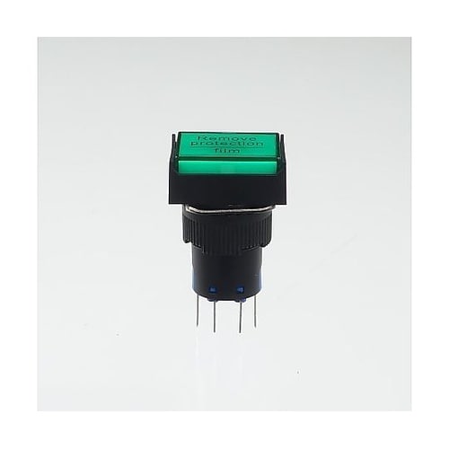φ16LED照光式押しボタンスイッチ(緑
