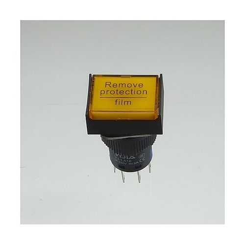 φ16LED照光式押しボタンスイッチ(黄