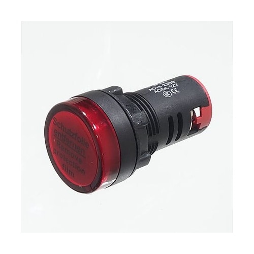 φ22LEDパイロットランプ(赤色・12