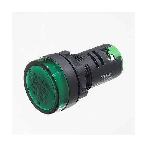 φ22LEDパイロットランプ(緑色・24