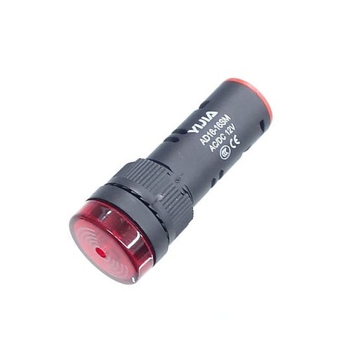 φ16照光式ブザー(赤色・12V) AD
