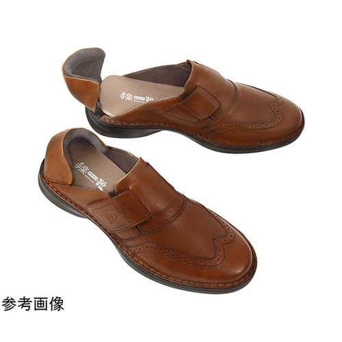 手楽靴 25cm ブラウン AIKI70