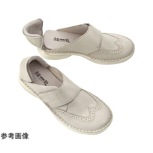 手楽靴 25cm ホワイト AIKI70