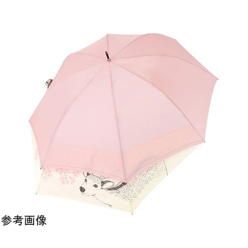 MKN バックスライド傘 鹿と桜 60c