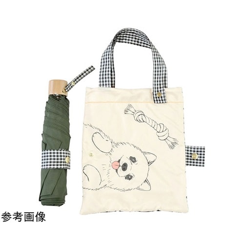 MKN 55cm耐風楽ミニ傘 ポメラニア