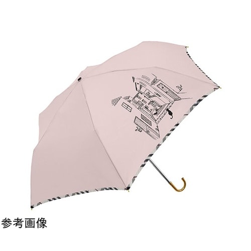 MKN 55cm耐風楽ミニ傘 チェックパ