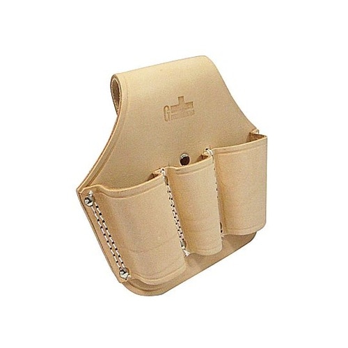 牛ヌメ皮製ペンチ・工具3丁差し 175m