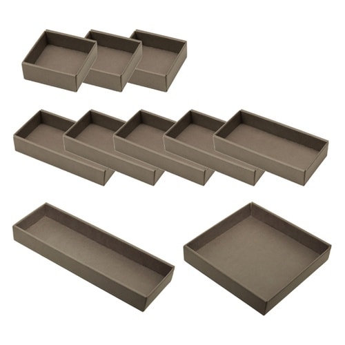 整理トレイSHIKI 浅型 トープ×トー