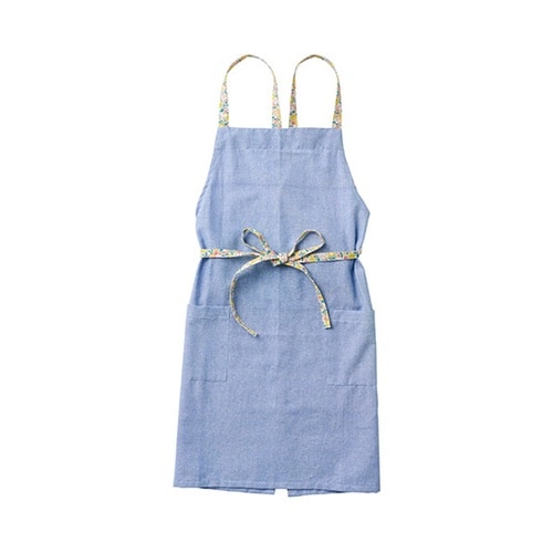 エプロン 着脱のしやすい前結び&バックク