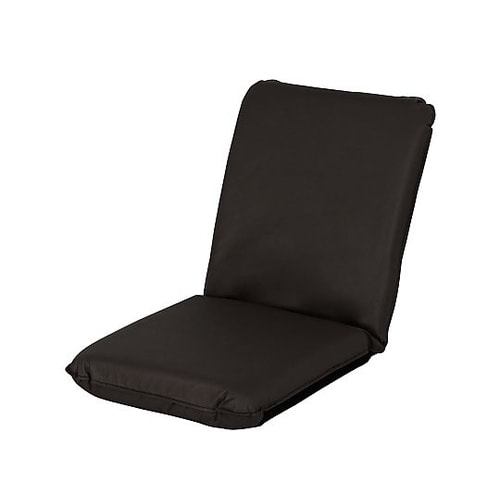 LHコンパクト座椅子 レザー BK
