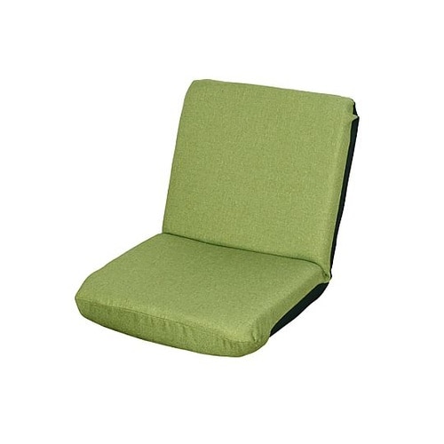 ミニ座椅子 シャンブレークロス GN