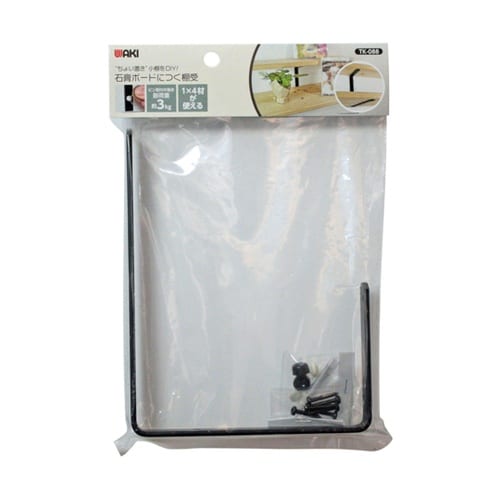 石膏ボードにつく棚受 棚1枚+棚2枚用