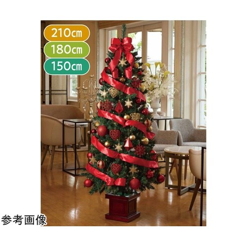 スクエアベース スリムクリスマスツリーセ