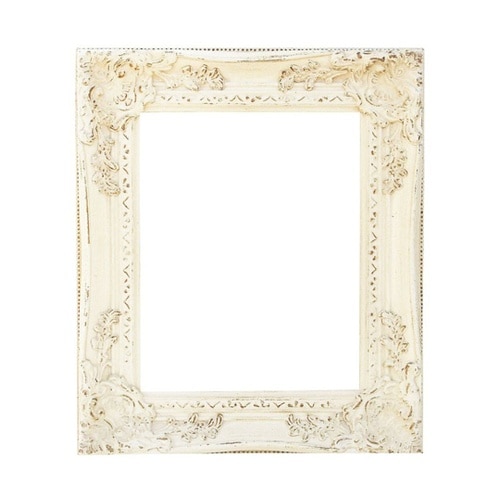 アンティークスタイルフレーム 小 アイボ