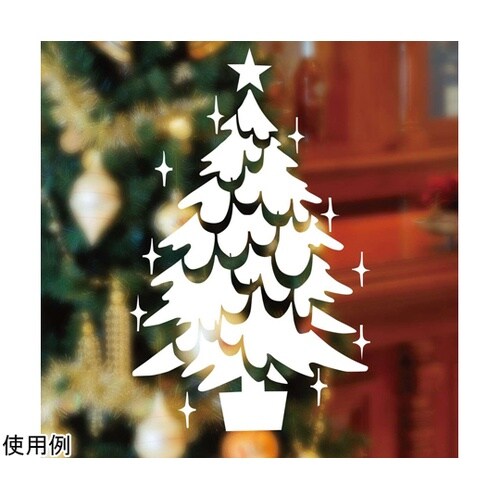 スノースプレー用型紙 M クリスマスツリ