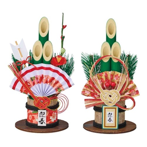 2個 卓上門松 迎春 58−185−3−