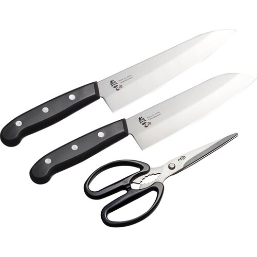 燕三 包丁&キッチンハサミ3点B EM−