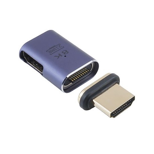 HDMIマグネット変換アダプタ L型 H