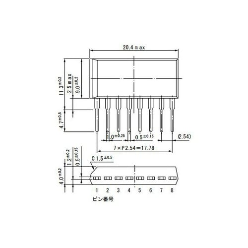 STA302A トランジスタアレイ