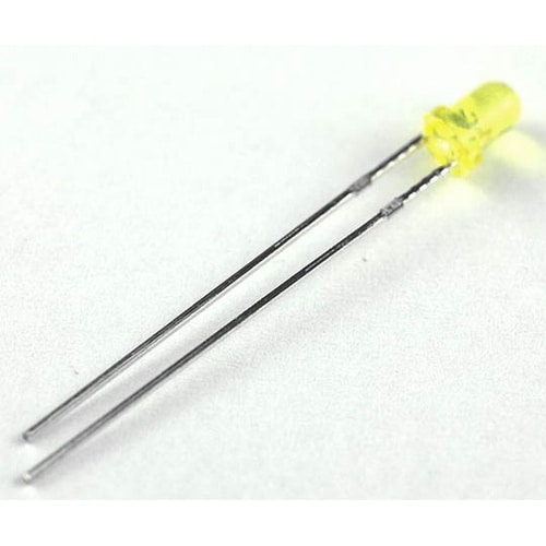 L034YT カラーレンズLED 黄色