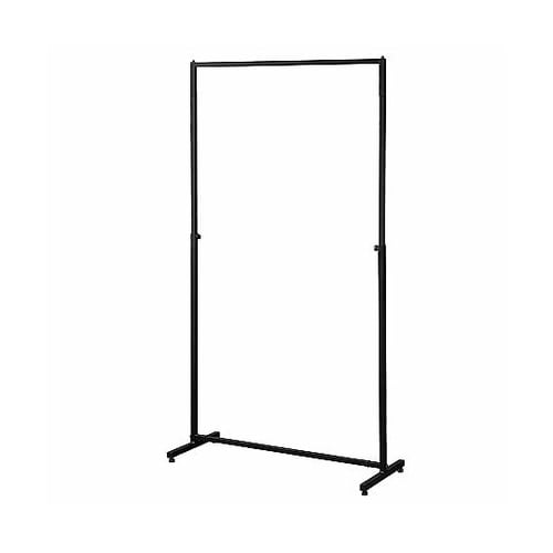 角パイプハンガーラック ブラック 幅90