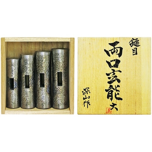 4PC 鎚目両口玄能 桐箱入 大