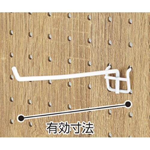 61−653−93−5フック白L20cm