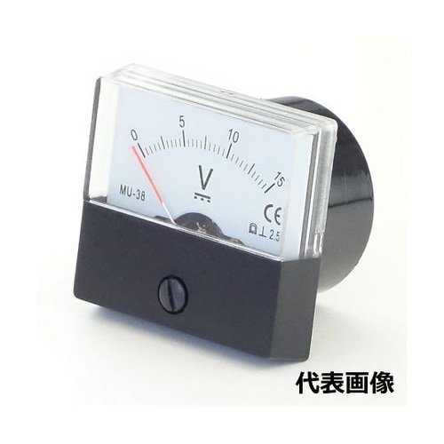 パネルメータ アナログ電圧計 DC30V