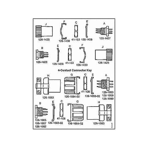 126−196 円形コネクタレセプタクル