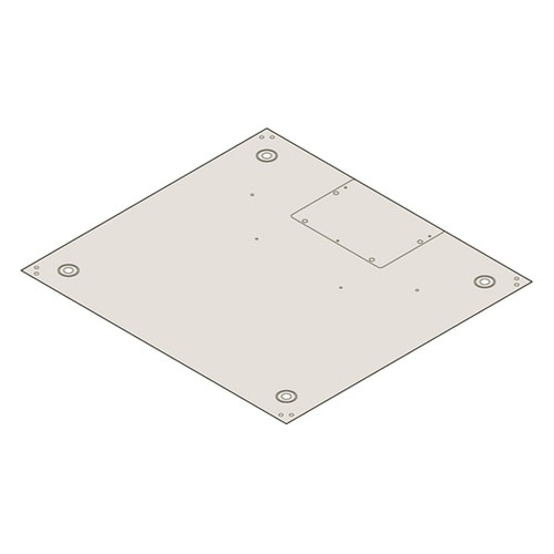 トッププレート 配線穴付ノーマルタイプ