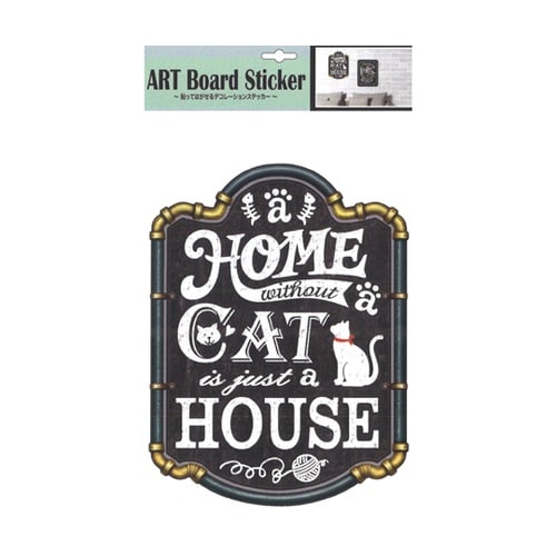アートボードステッカ チョーク キャット