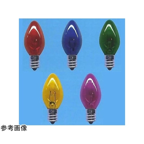 ローソク球 C7 透明レッド 5W C7