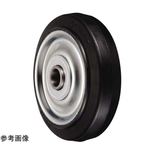 中荷重用車輪 鋼板製ポリブタジェンゴム車