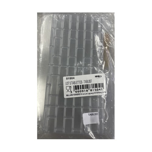 板チョコモールド レンガ 5枚入り 81