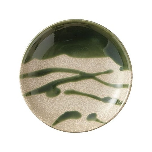 M081−06 乱織部14cm丸皿