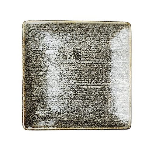 粉雪16×16レリーフ正角皿 M071−