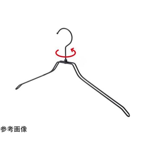 平型スチール製ハンガー ブラック 平型